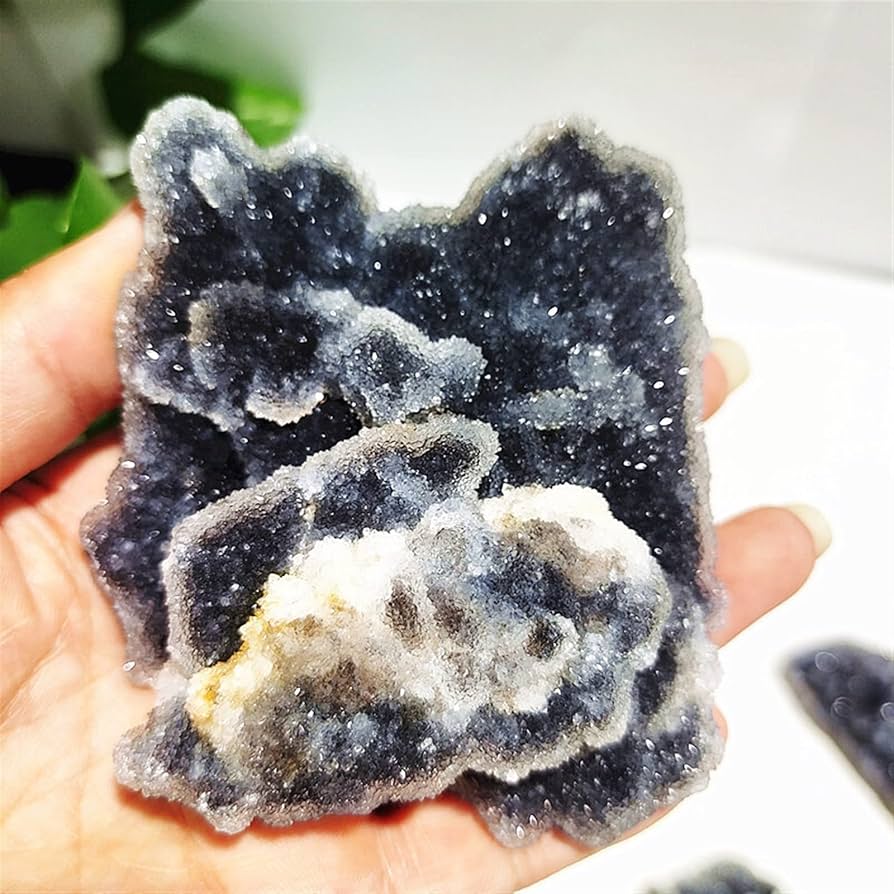 硫黄結晶 水晶 クラスター (1312) 天然石 鉱石標本 水晶クラスター 271g 天然石原石鉱物結晶アクセサリ販売の